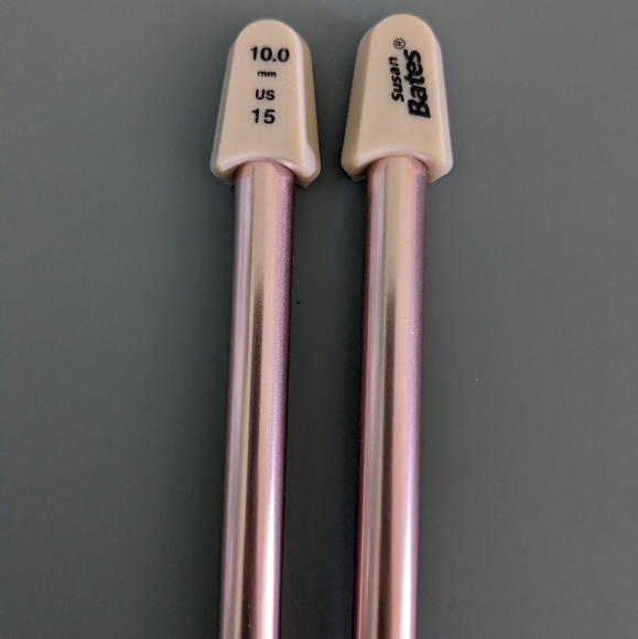 Silvalume Single Point Knitting Needles 15US -Size 10mm - Picture 3 of 3